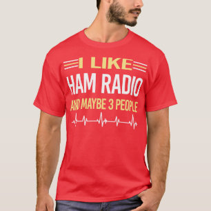 3 People Ham Radio Amateur Radio T-Shirt