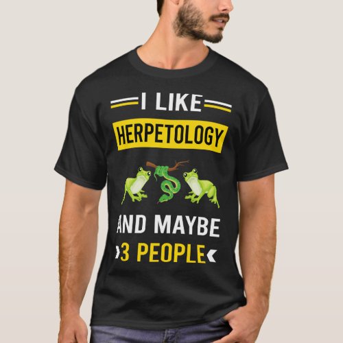 3 People Herpetology Herping Herp T_Shirt