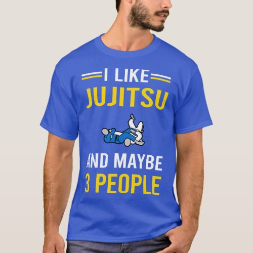 3 People Jujitsu Ju Jitsu Jiujitsu Jiu Jitsu BJJ T_Shirt