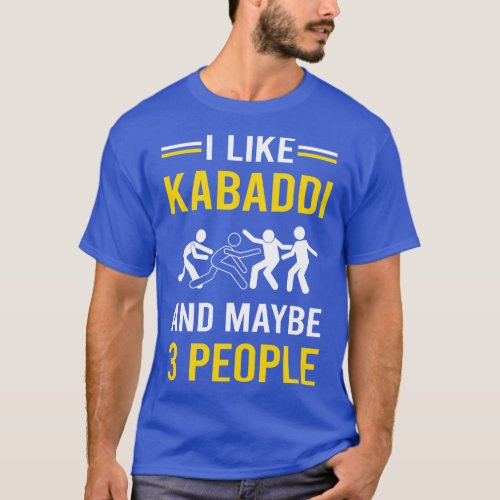 3 People Kabaddi T_Shirt