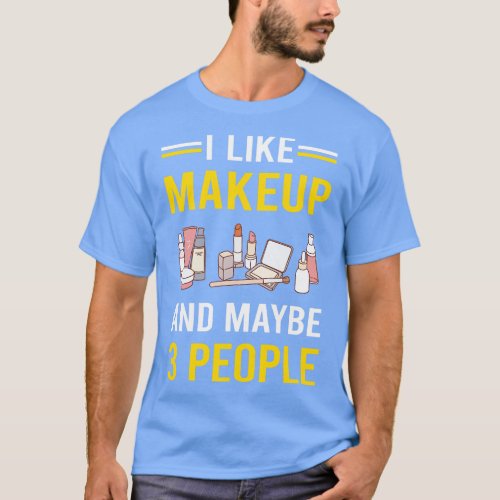 3 People Makeup T_Shirt