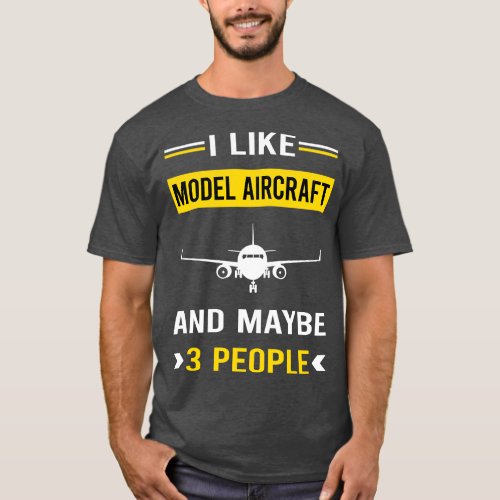 3 People Model Aircraft T_Shirt