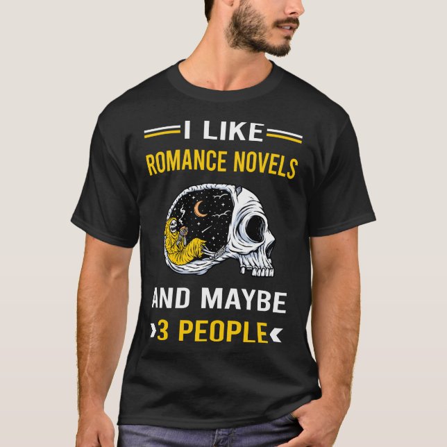 3 People Romance Novel Novels T-Shirt (Front)