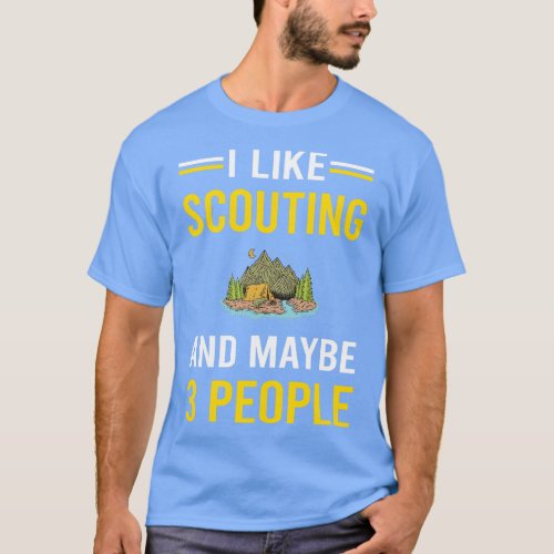 3 People Scouting Scout Scouts T_Shirt