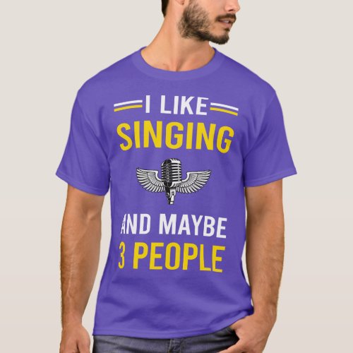 3 People Singing T_Shirt