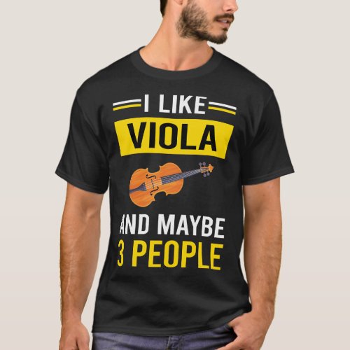 3 People Viola Violist T_Shirt