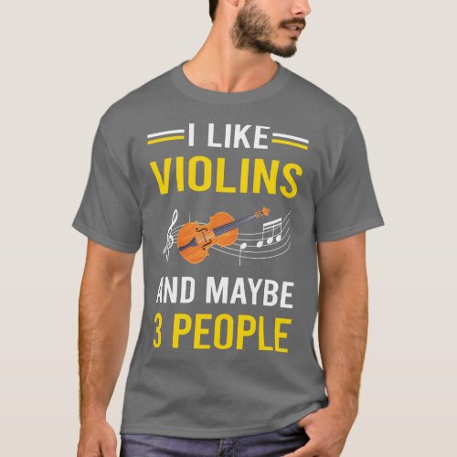 3 People Violin T_Shirt