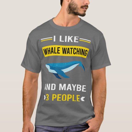 3 People Whale Watching T_Shirt