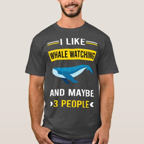 3 People Whale Watching T_Shirt