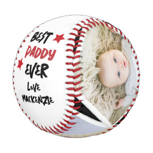 3 Photo and Text Personalized One of a Kind Baseball