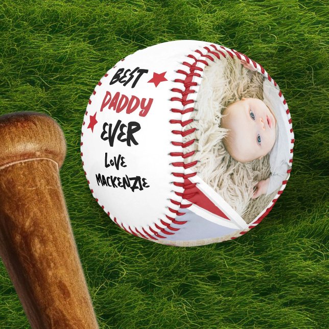 3 Photo and Text Personalized One of a Kind Baseball (3 Photo and Text Personalized One of a Kind Baseball by Ricaso. Change text & photos to suit needs)