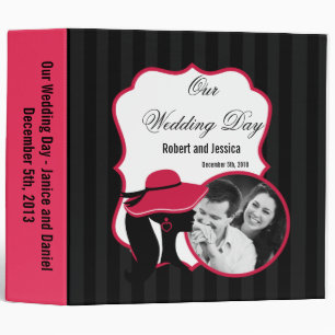 3" Photo Binder Scrapbook Formal Hats Elegant