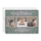 3 Photo Christmas Greenery & Rustic Gray Wood
