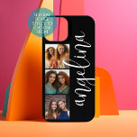 3 Photo Collage CAN EDIT background COLOR iPhone 15 Case<br><div class="desc">Use Instagram account pictures or other popular sharing apps  with three square photos to create a unique and personal gift. If you need to adjust the pictures,  click on the customize tool to make changes.</div>