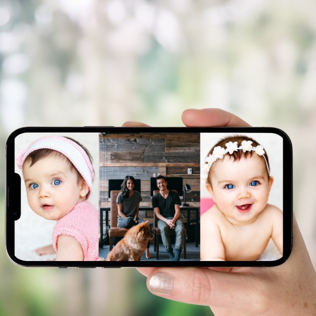 3 Photo Collage Custom Personalized Poster (Front Digital)