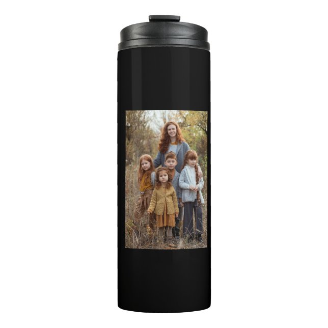 3 Photo Collage custom Thermal Tumbler (Front)