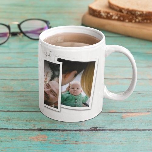 3 Photo Collage Dad Family Memorable Fathers Day Coffee Mug