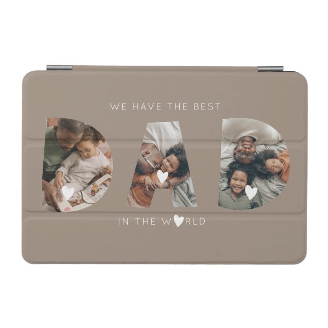 3 photo collage dad iPad mini cover (Horizontal)