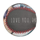 3 photo collage Father's Day Love you Daddy grey