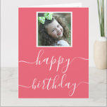 3 Photo Collage Love You Grandma Happy Birthday Card<br><div class="desc">Special birthday wishes for grandma personalized with photos  and message.</div>
