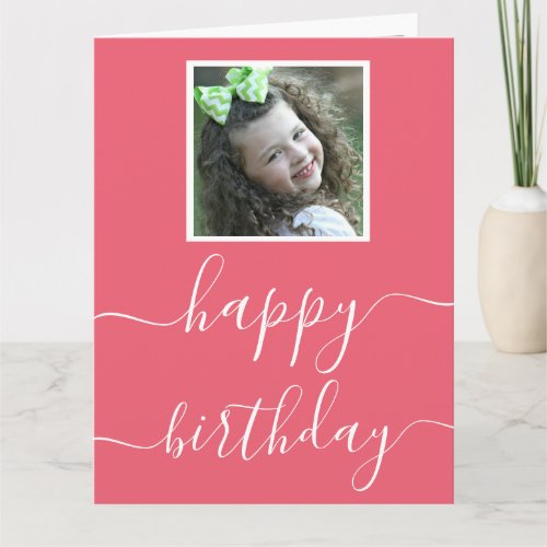 3 Photo Collage Love You Grandma Happy Birthday Card