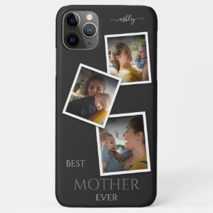 3 Photo Collage Mom Family Memorable Mother's Day iPhone 11 Pro Max Case