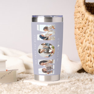 3 photo collage mom insulated tumbler