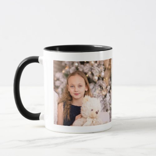 3 photo collage mug