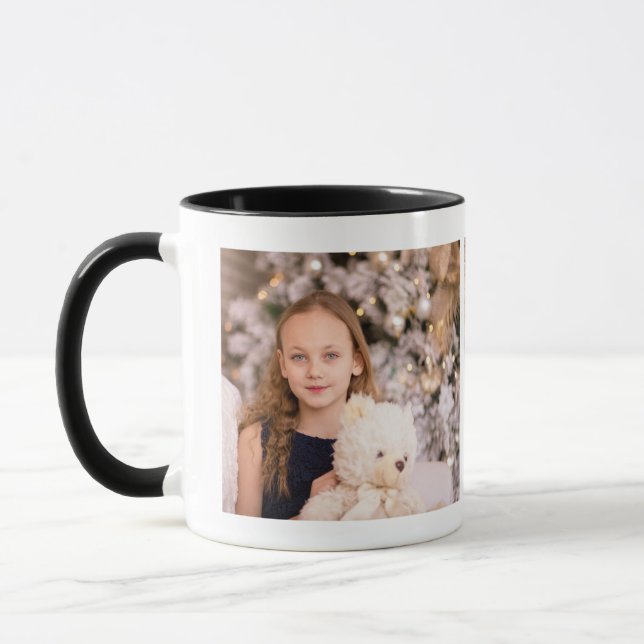 3 photo collage mug (Left)
