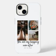 3 Photo Collage Wedding Anniversary Quote Case-mate Iphone 14 Case at Zazzle