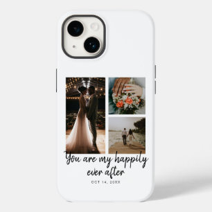 3 Photo Collage Wedding Anniversary Quote Case-Mate iPhone 14 Case
