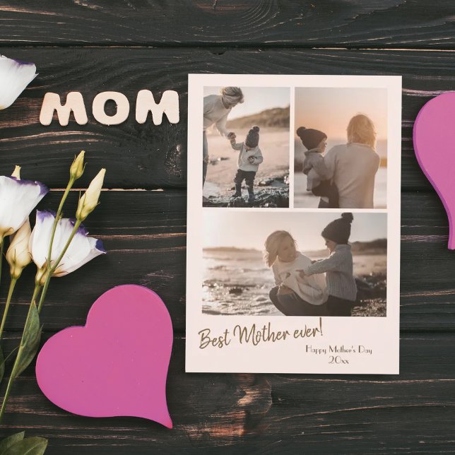 3 Photo Collages of Mother's Day Holiday Card (Creator Uploaded)