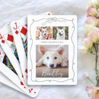 3 Photo Dog Gray Doodles White Mom Favorite Child