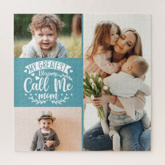 3 photo family collage mom keepsake mothers day  j