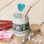 3-Photo film strip personalized photo Candy Jar