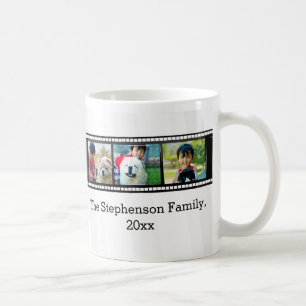 3-Photo film strip personalized photo Coffee Mug