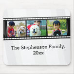 3-Photo film strip personalized photo Mouse Pad