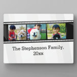 3-Photo film strip personalized photo Plaque