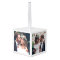 3 Photo First Married Christmas Newlyweds Square