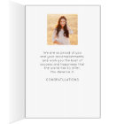 3 Photo Giant Graduation Congrats White Script
