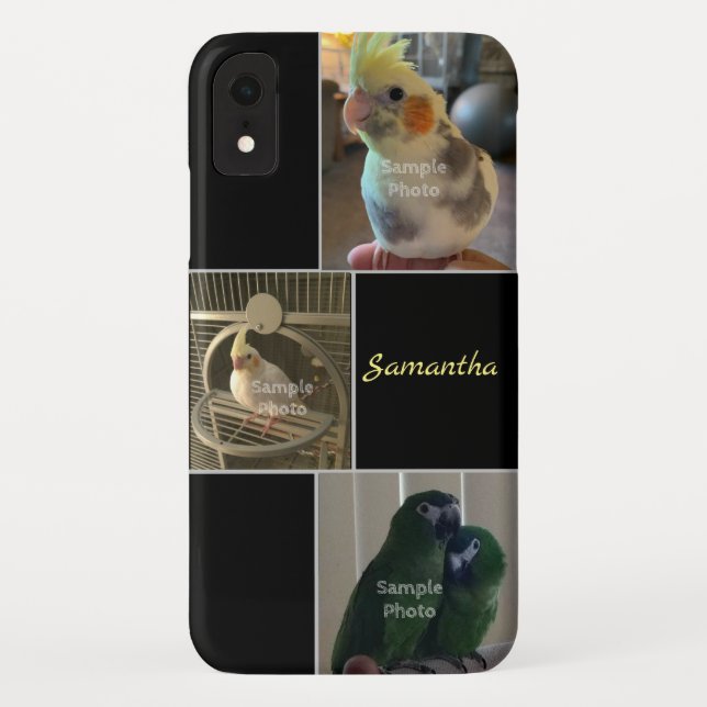 3 Photo Personalized Case-Mate iPhone Case (Back)