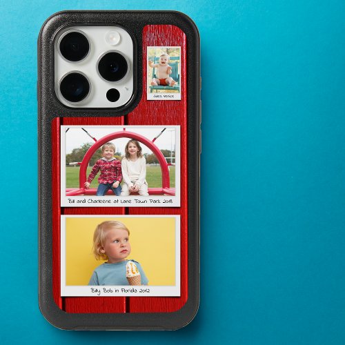 3 Photo Red iPhone 15 Pro Case