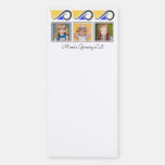 3-photo Template Mimi&#39;s Grocery Shopping List Magnetic Notepad at Zazzle