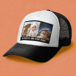 3 Photo Template Modern Minimal Text Over Photo Trucker Hat<br><div class="desc">Add 3 photos to this modern,  simple design. Includes a template for 3 photos. The text block is underneath the photos. If you need to adjust the pictures,  click on the customize tool to make changes.</div>
