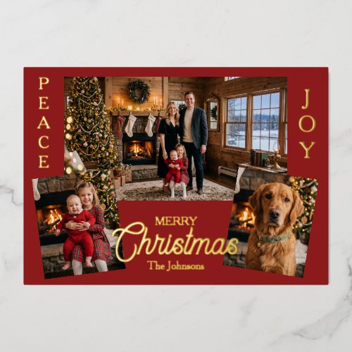 3 Photo Template | Personalized Christmas