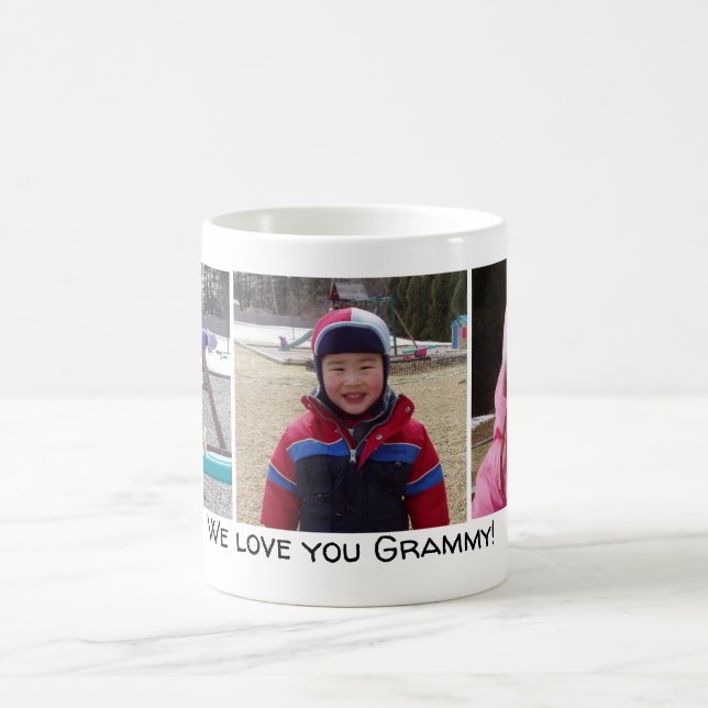 3 Photo We Love You Grammy  Coffee Mug (Center)