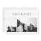 3 Photos Elegant Classic Wedding Save The Date