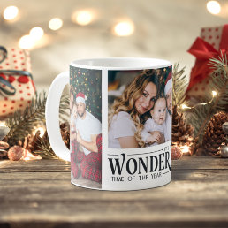 3 photos It&#39;s the most wonderful time Christmas Coffee Mug