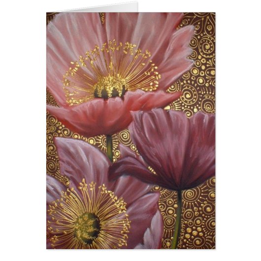 3 PINK POPPIES (Front)