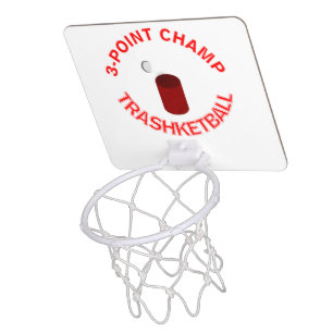3-Point Champ Trashketball Mini Basketball Hoop